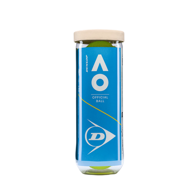 Dunlop Australian Open Extra Duty Tennis 3 Ball Can