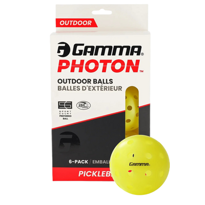 Gamma Photon Outdoor Pickleball 6 Pack