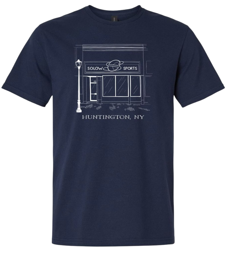 Huntington Facade Short Sleeve T Shirt Navy