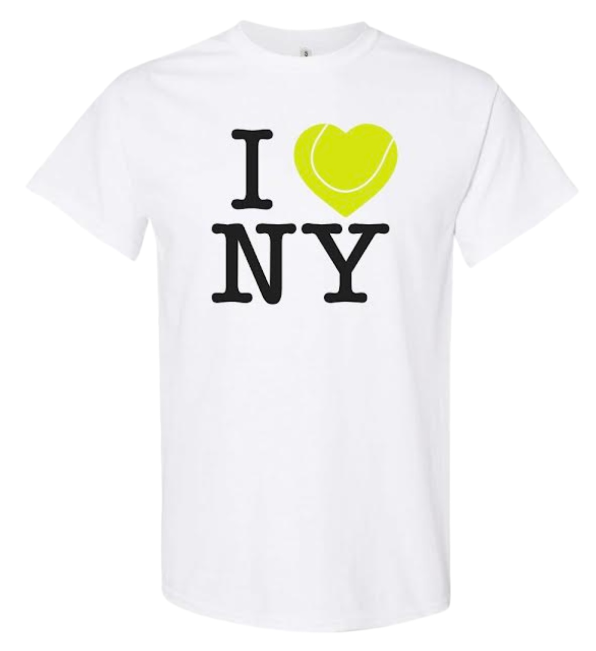 I Tennis NY Short Sleeve T Shirt White