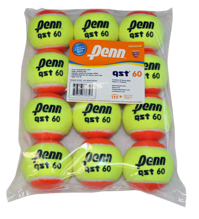 Penn QST 60 Orange 12 Ball Poly Bag