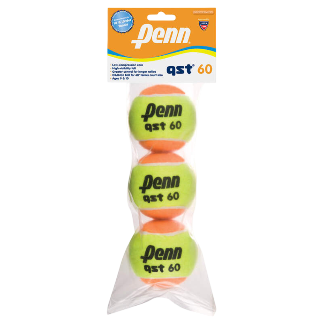 Penn QST 60 Orange 3 Ball Poly Bag