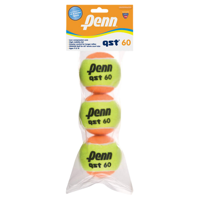 Penn QST 60 Orange 3 Ball Poly Bag