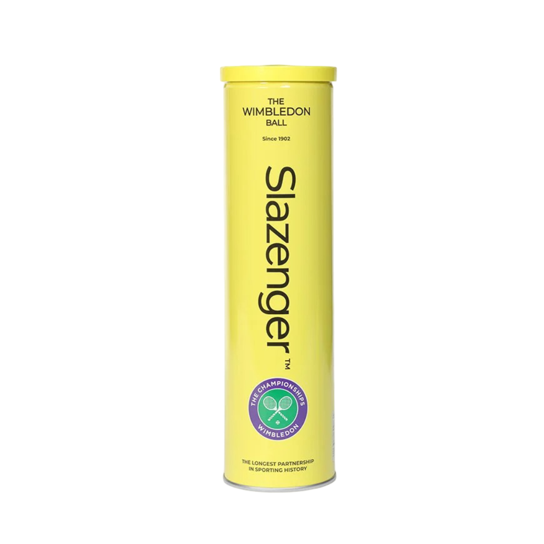 Slazenger Wimbledon Regular Duty Tennis 4 Ball Can