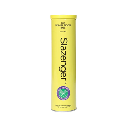 Slazenger Wimbledon Regular Duty Tennis 4 Ball Can