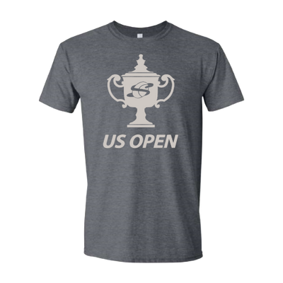 US Open Trophy Short Sleeve T Shirt Grey