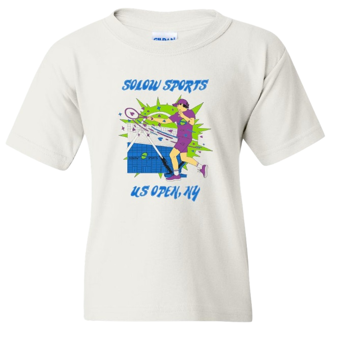 Solow Sports @ US Open Youth Short Sleeve T Shirt White