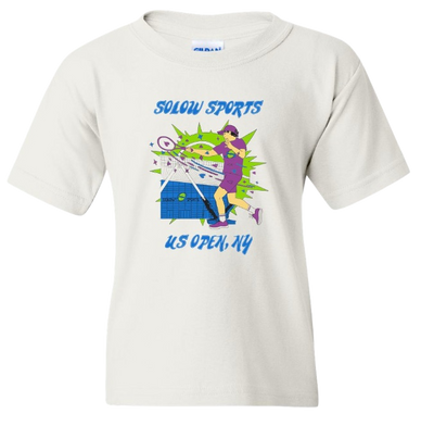 Solow Sports @ US Open Youth Short Sleeve T Shirt White