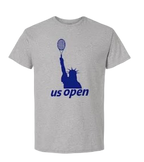 Statue of Liberty US Open Short Sleeve T Shirt Gray