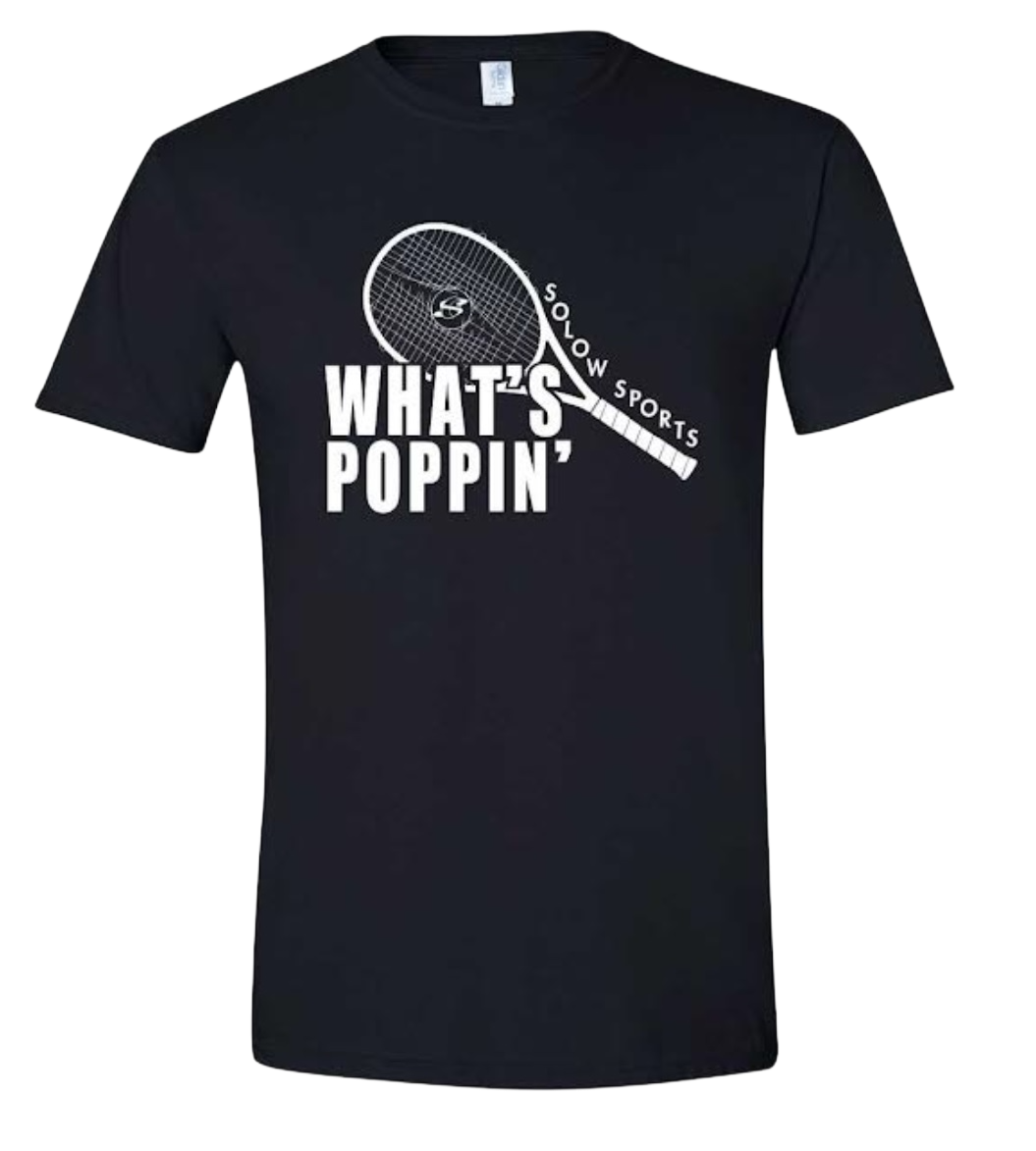 Whats Poppin Short Sleeve T Shirt Black