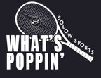 Whats Poppin Short Sleeve T Shirt Black