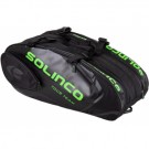 Solinco Tour Racquet 15 Pack Black/Green Tennis Bag
